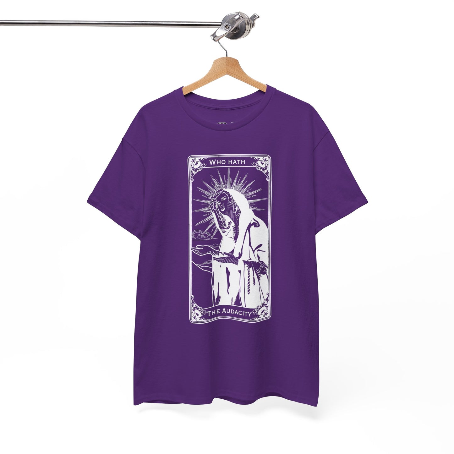 The Audacity Tarot Card 100% Cotton Tee x WHT