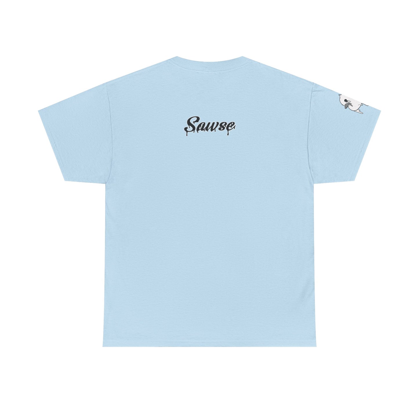 Human Being Shipping Label 100% Cotton Tee x BLK