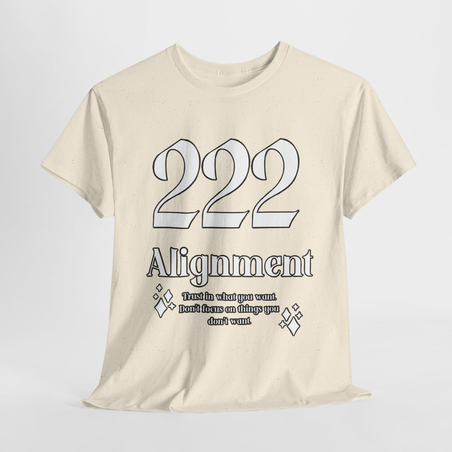 222 Alignment T-Shirt Angel Numbers x WHT