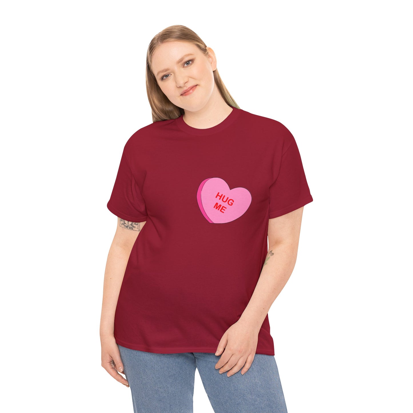 Conversation Heart Duck Sawse Logo Tee Heavy Cotton 05
