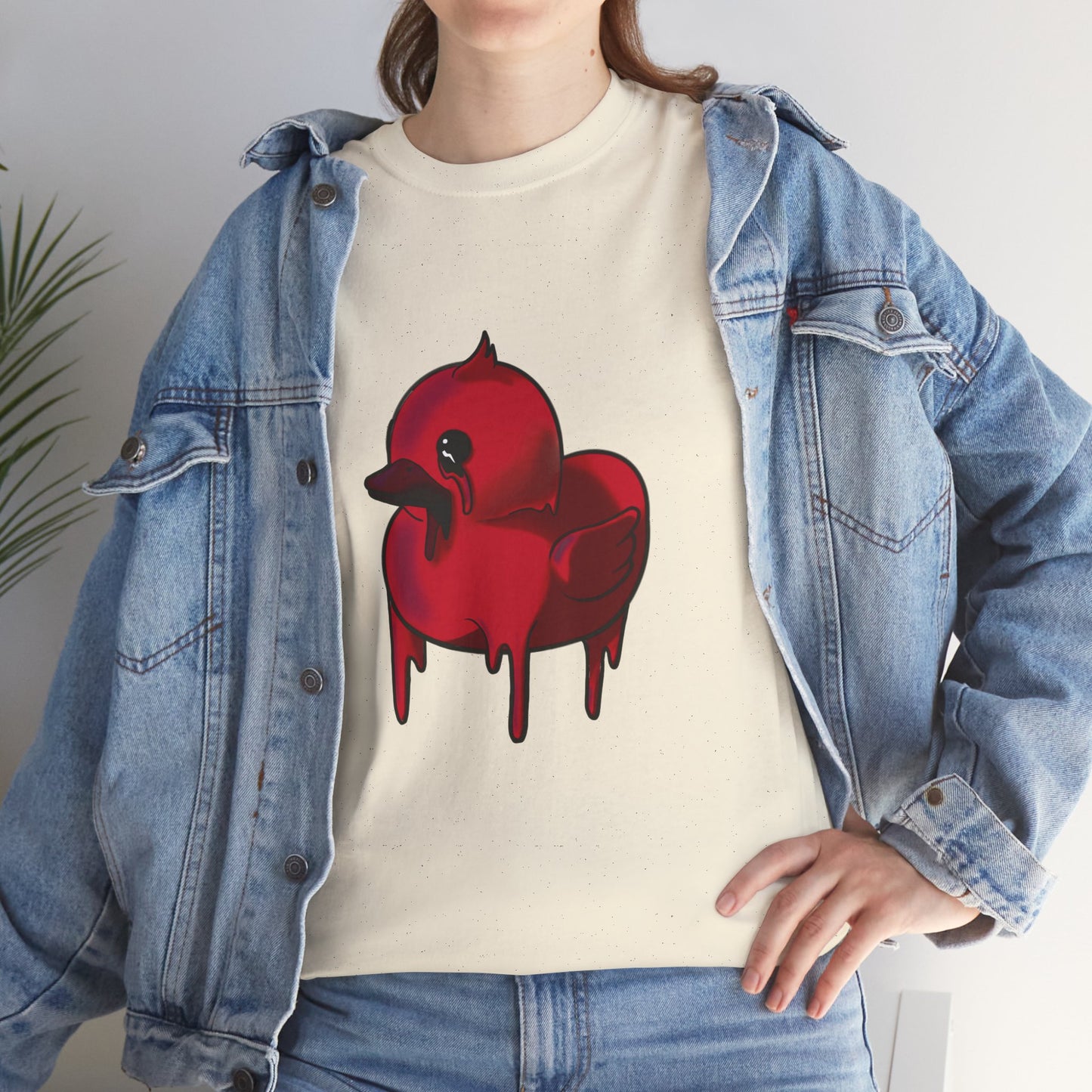 Red Suede Duck Sawse Tee Heavy Cotton