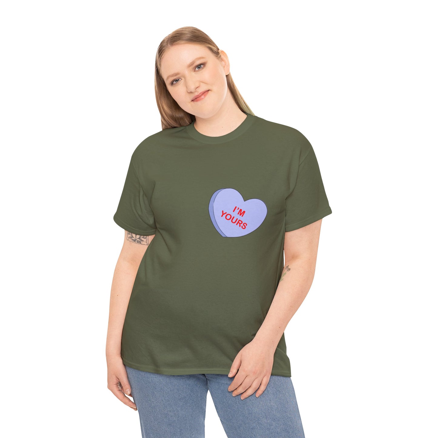 Conversation Heart Duck Sawse Logo Tee Heavy Cotton 02