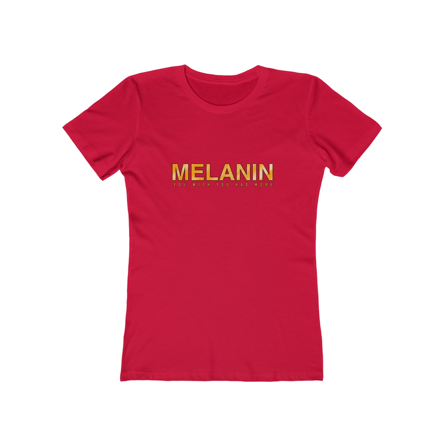 MELANIN Womens Boyfriend T-Shirt