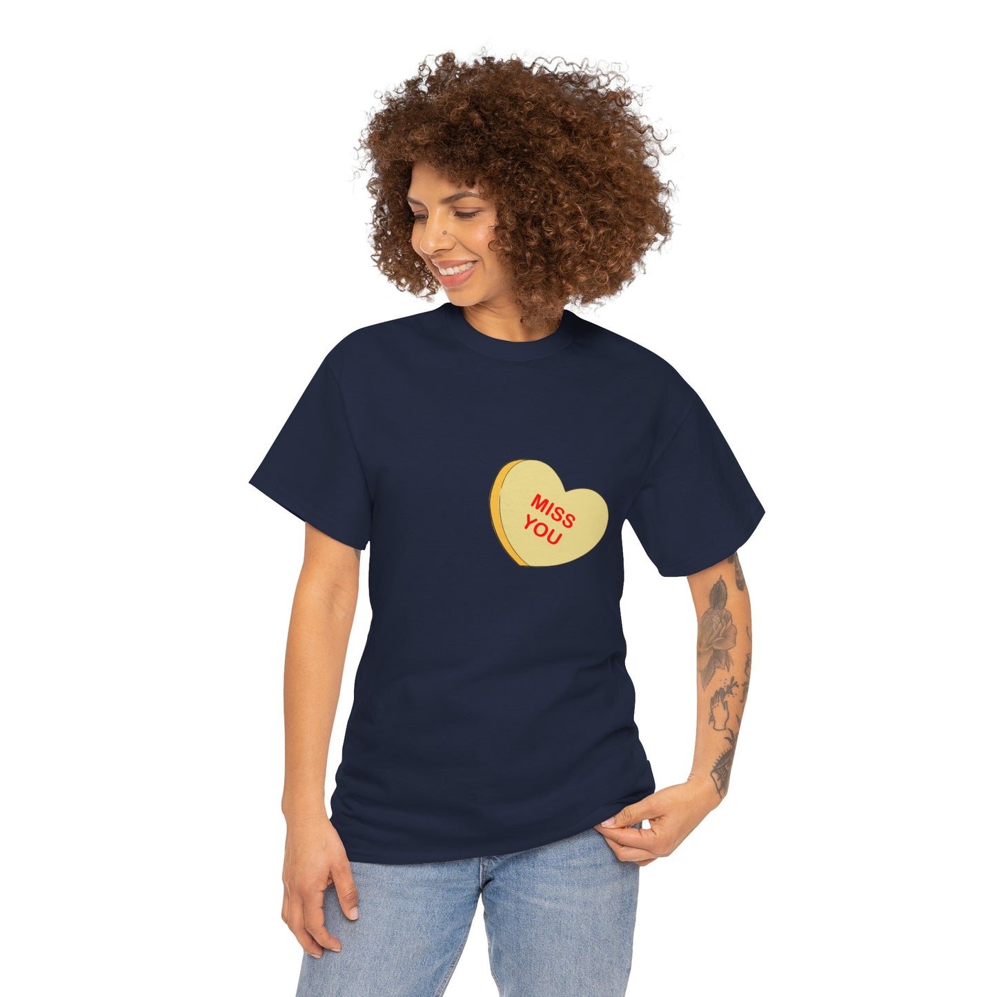 Conversation Heart Duck Sawse Logo Tee Heavy Cotton 04