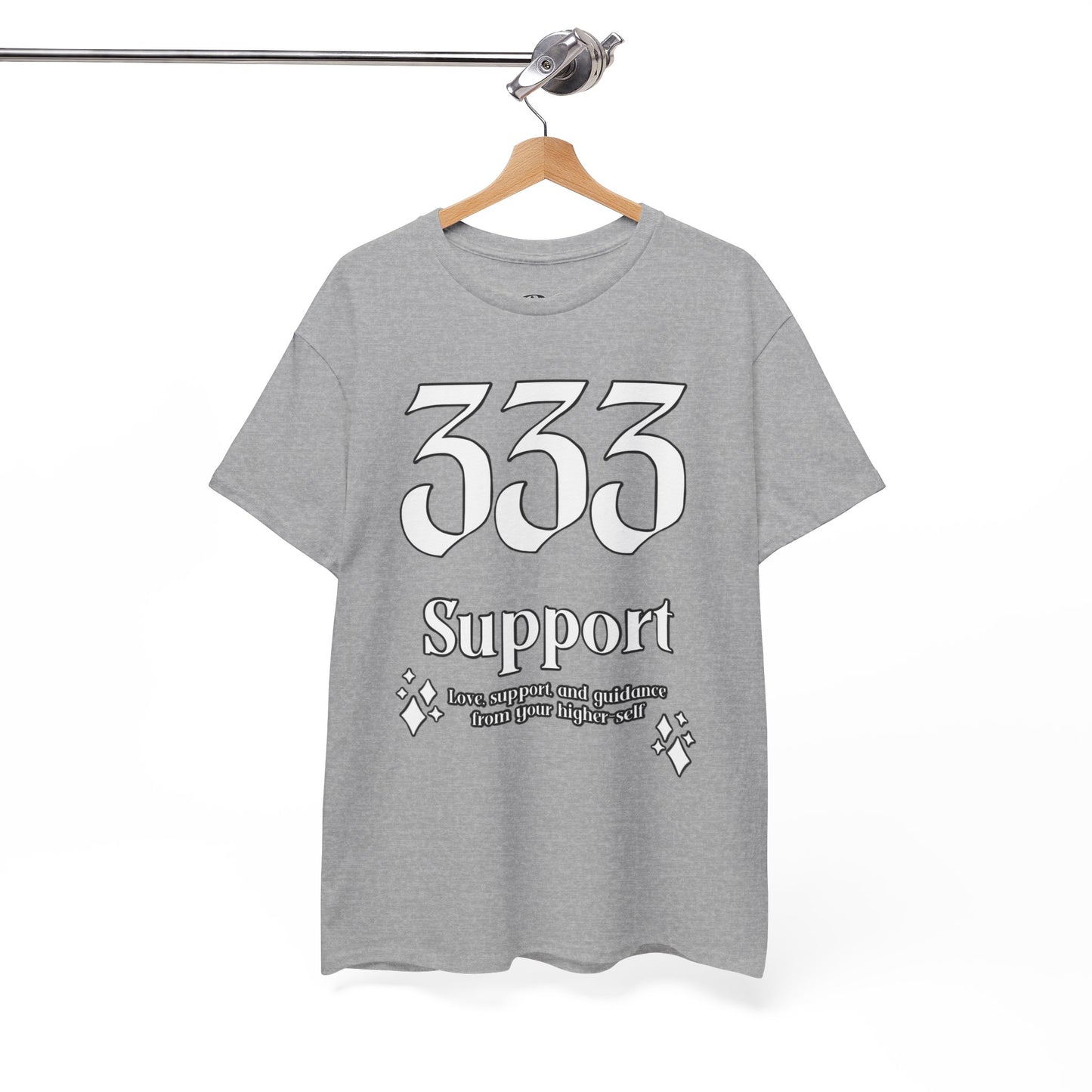 333 Support T-Shirt Angel Numbers x WHT