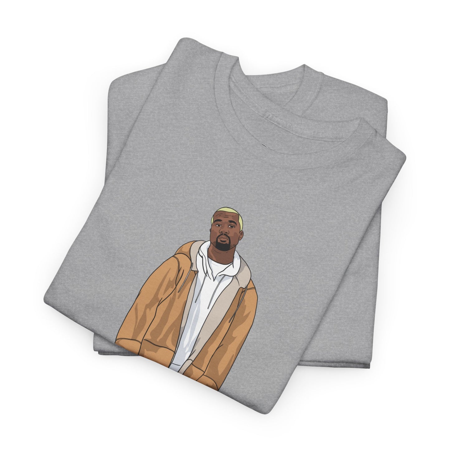 Blonde Ye 450 Cloud Black Tee Heavy Cotton
