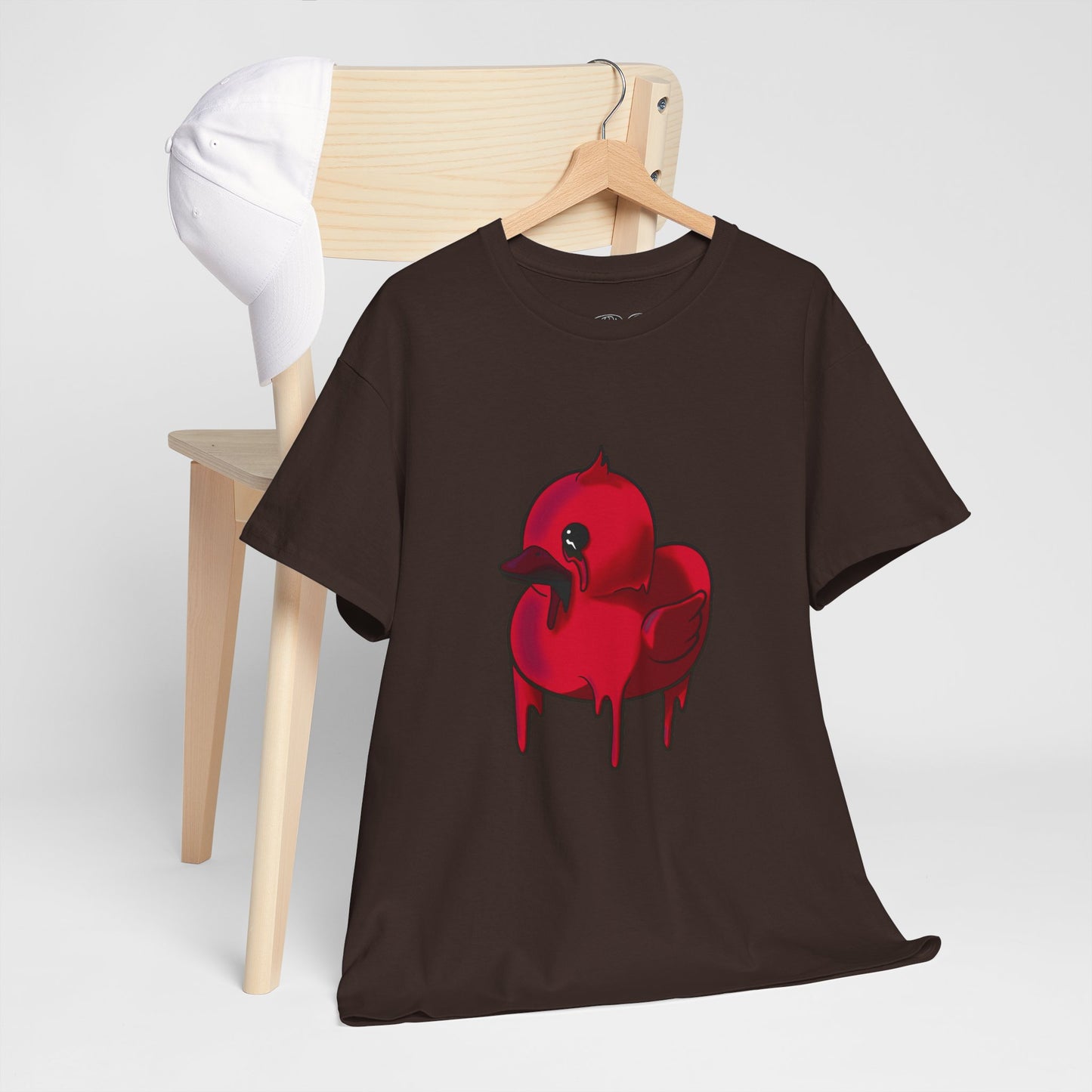 Red Suede Duck Sawse Tee Heavy Cotton
