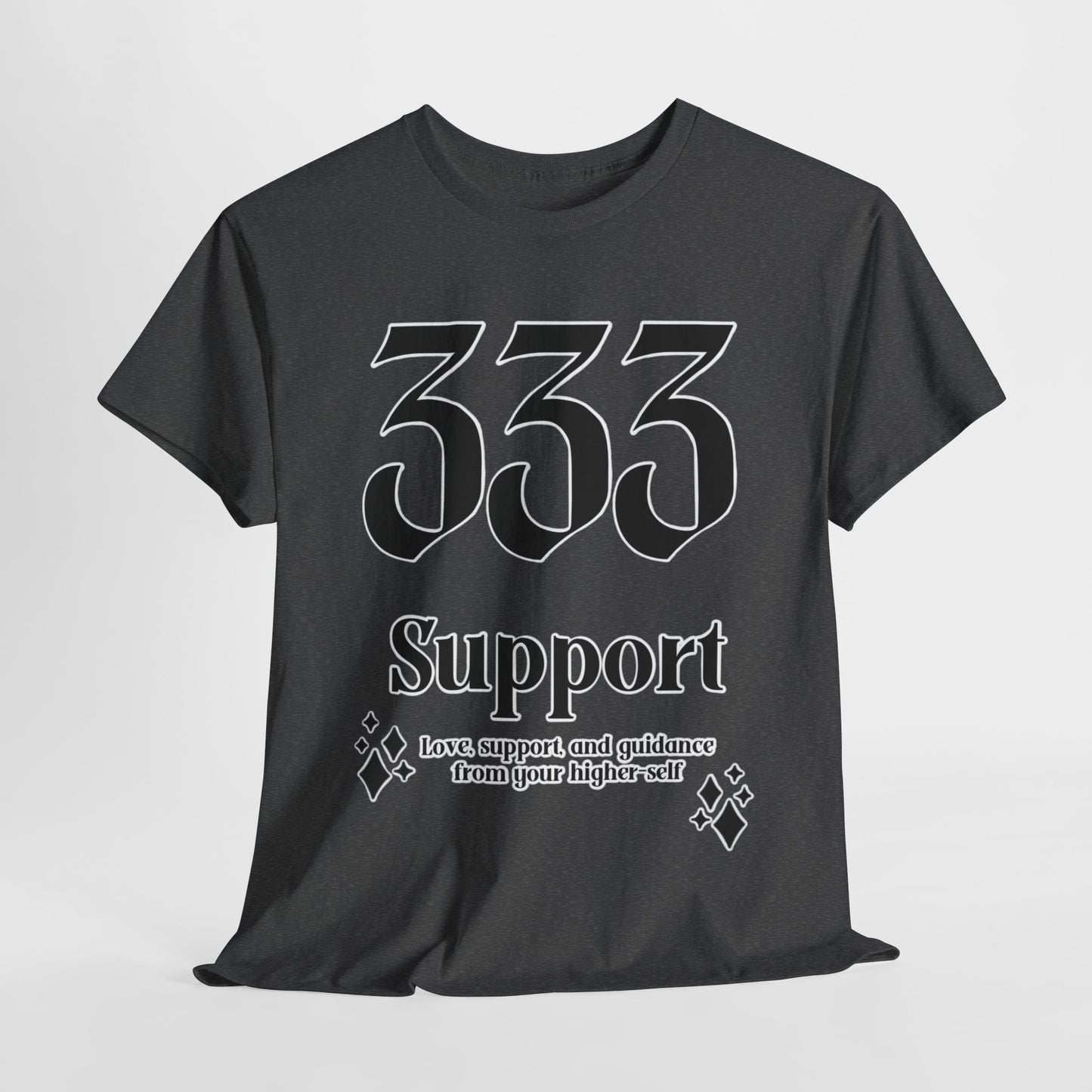 333 Support T-Shirt Angel Numbers x BLK