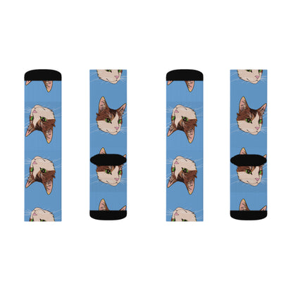 Kitty Cat  Sublimation Socks