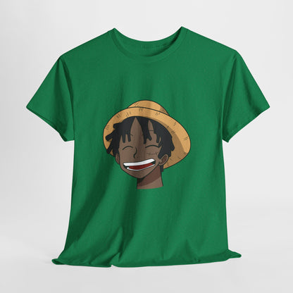 Black Luffy Card 100% Cotton Tee