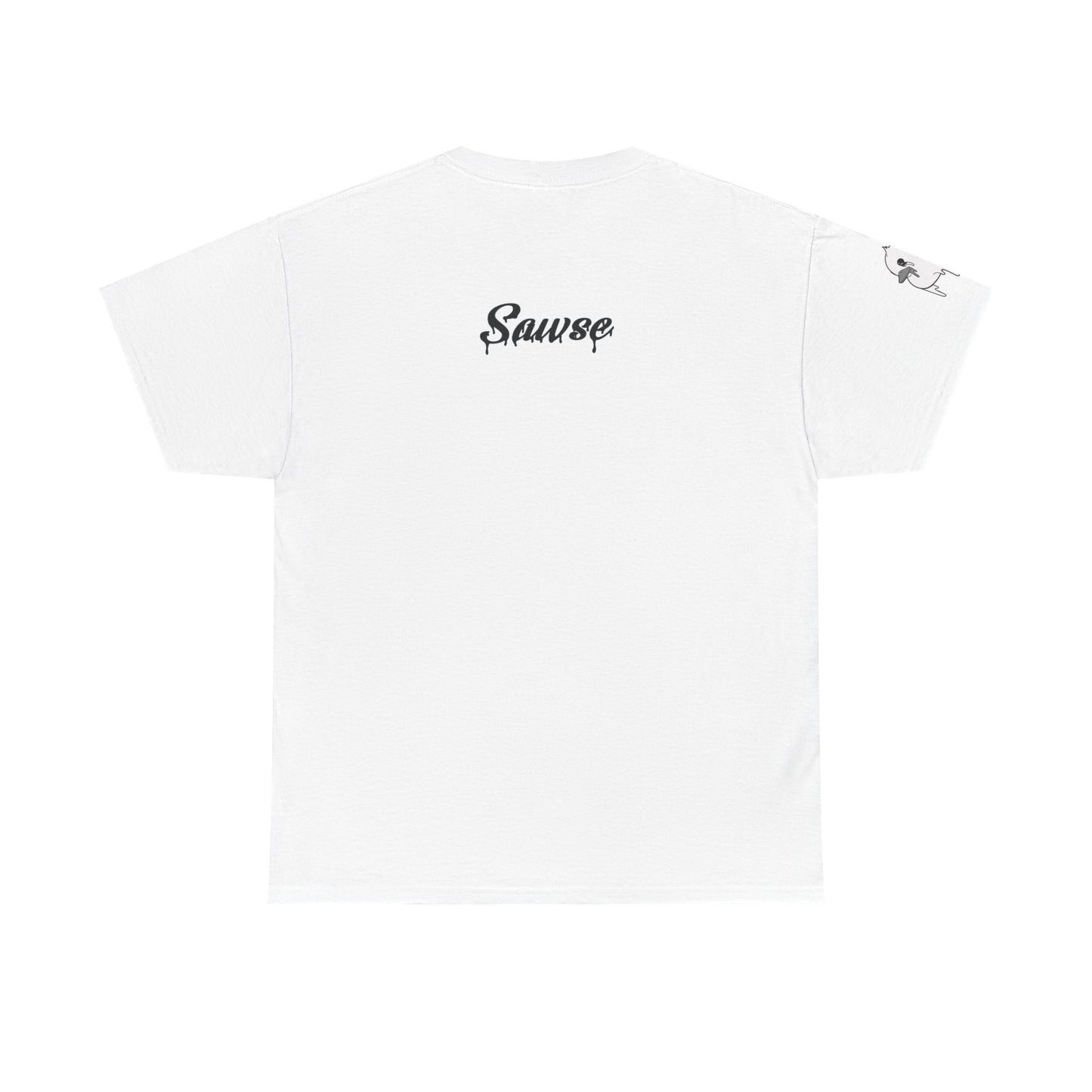 Human Being Shipping Label 100% Cotton Tee x BLK
