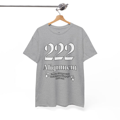 222 Alignment T-Shirt Angel Numbers x WHT