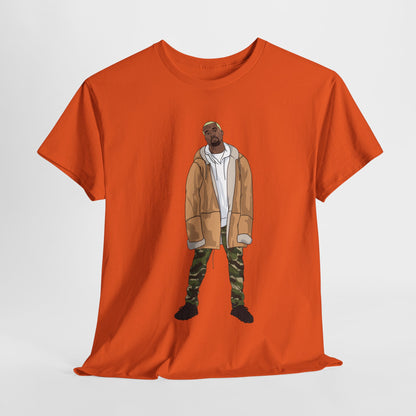 Blonde Ye 450 Cloud Black Tee Heavy Cotton