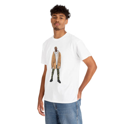 Blonde Ye 450 Cloud Black Tee Heavy Cotton
