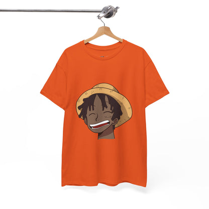 Black Luffy Card 100% Cotton Tee