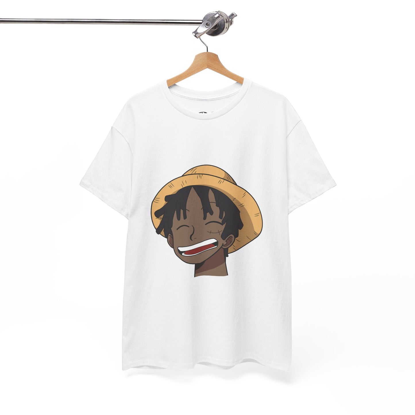 Black Luffy Card 100% Cotton Tee