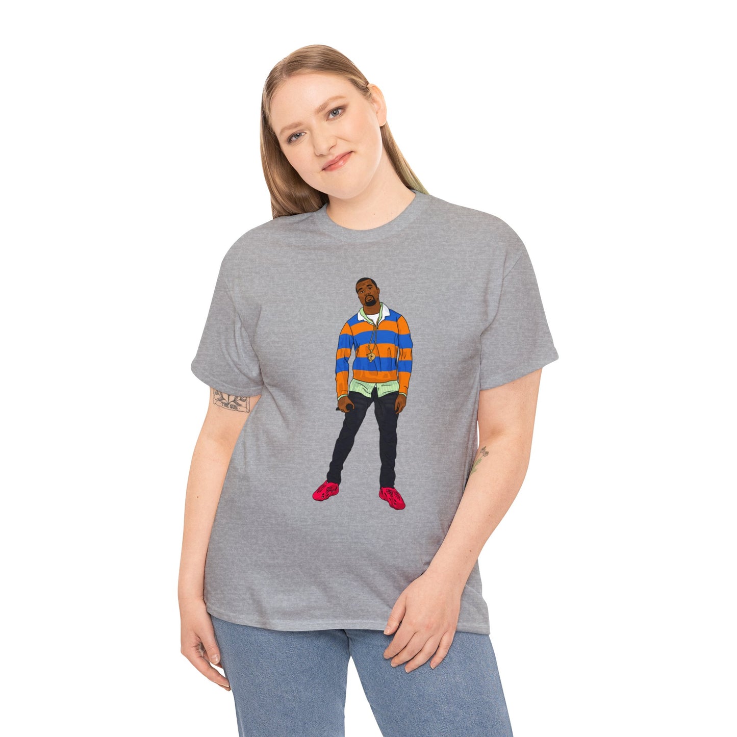 Ye College Dropout Unisex Heavy Cotton Foam Runner Vermilion Tee