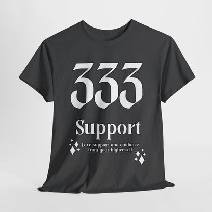 333 Support T-Shirt Angel Numbers x WHT