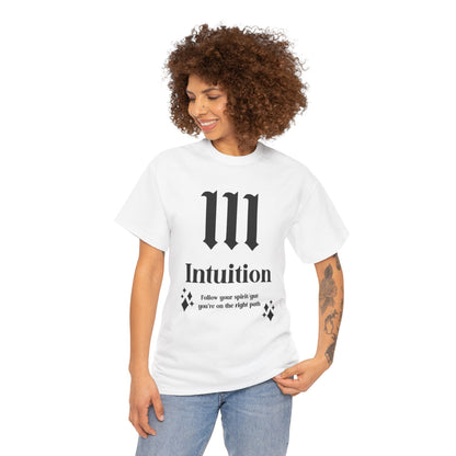 111 Intuition T-Shirt Angel Numbers x BLK