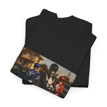 Power Rangers x 'Boyz N The Hood' Tee — Urban Retro Pop Culture T-Shirt