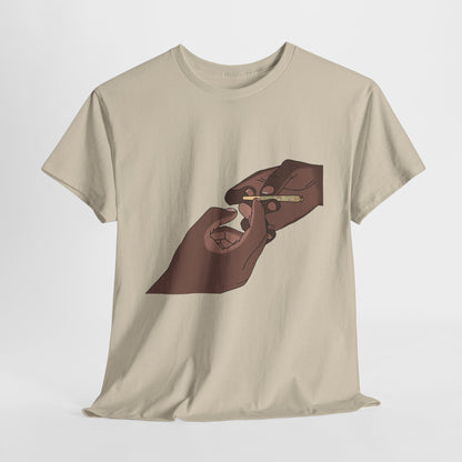 “Bros Get High” 100% Cotton Pass Dat Doobie Tee