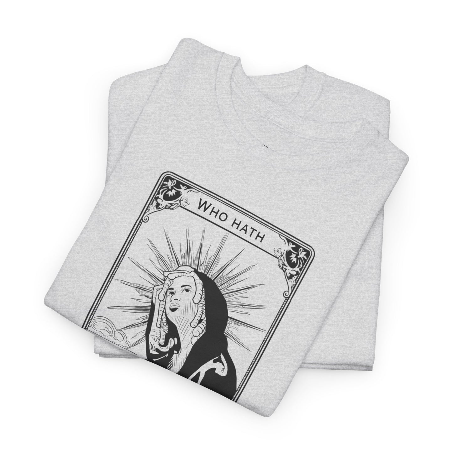 The Audacity Tarot Card 100% Cotton Tee x BLK