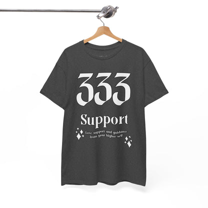 333 Support T-Shirt Angel Numbers x WHT