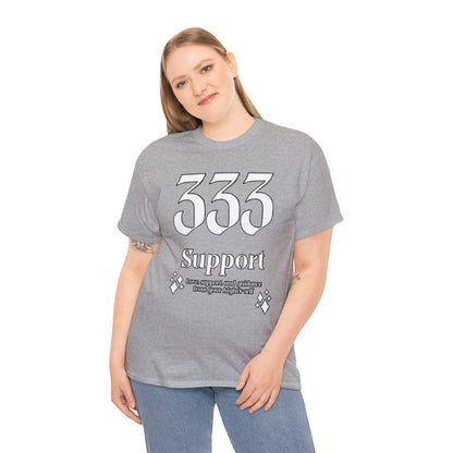 333 Support T-Shirt Angel Numbers x WHT