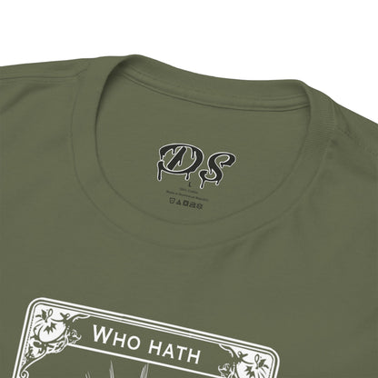 The Audacity Tarot Card 100% Cotton Tee x WHT