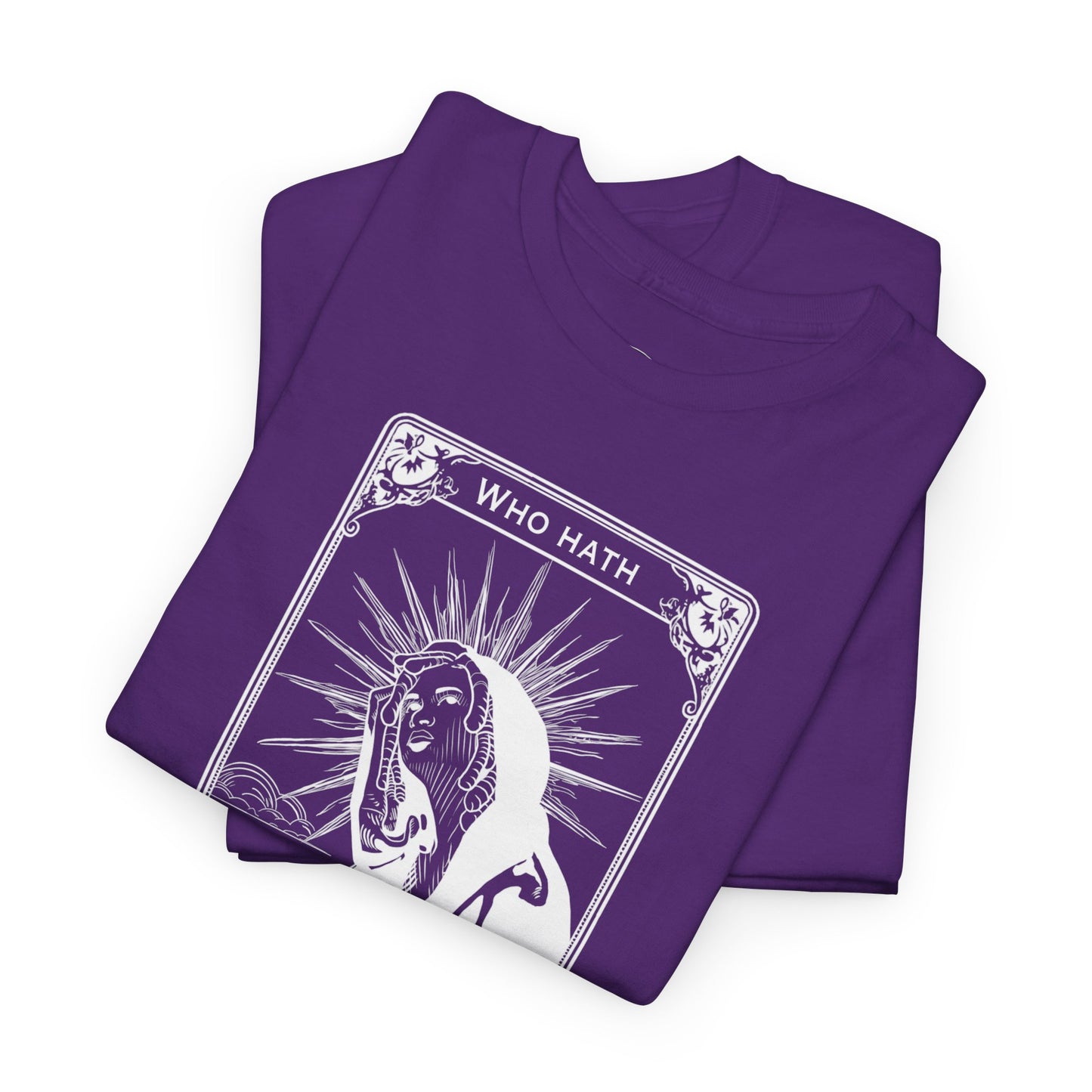 The Audacity Tarot Card 100% Cotton Tee x WHT