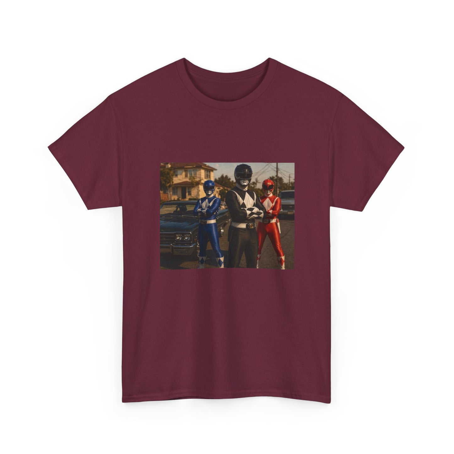 Power Rangers x 'Boyz N The Hood' Tee — Urban Retro Pop Culture T-Shirt