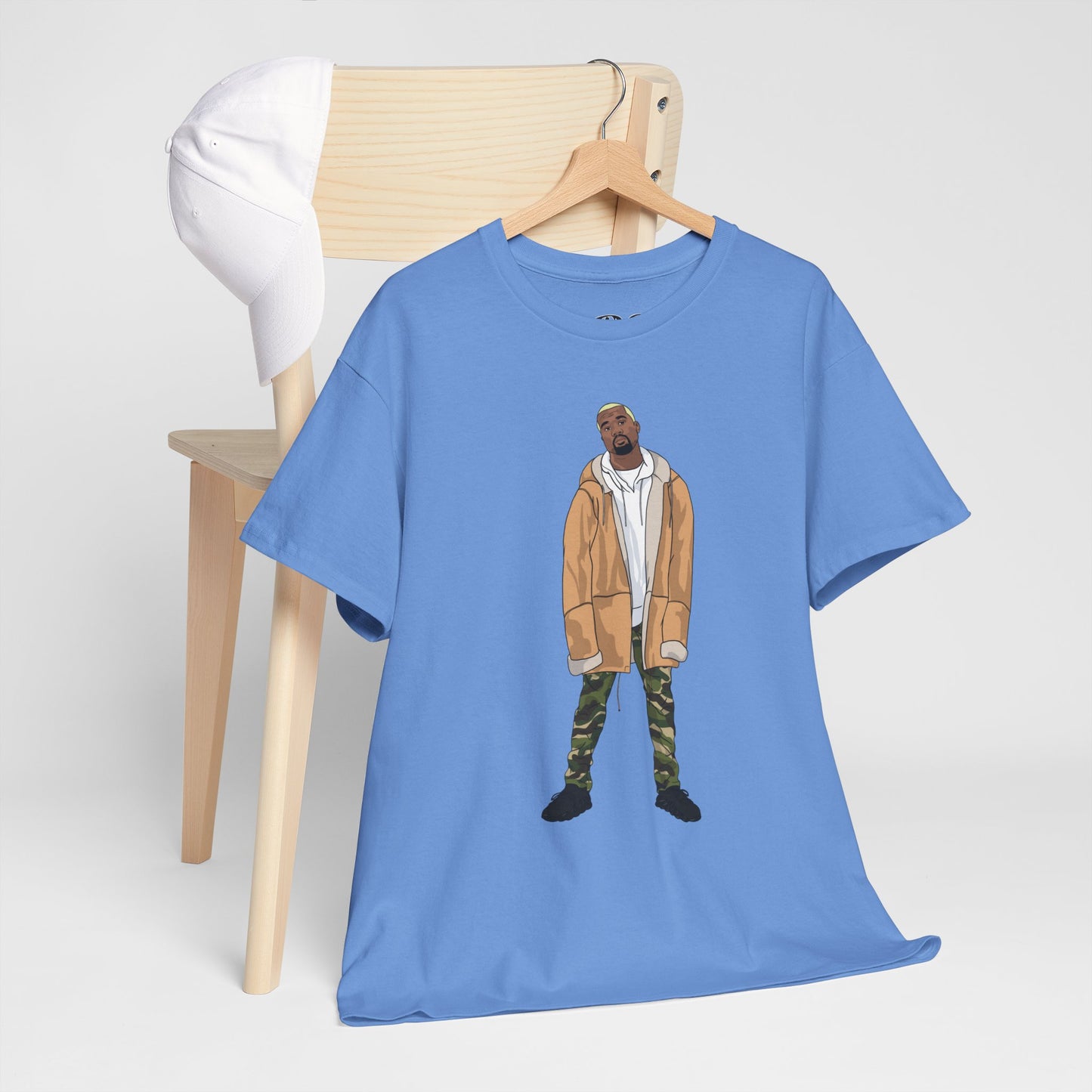 Blonde Ye 450 Cloud Black Tee Heavy Cotton