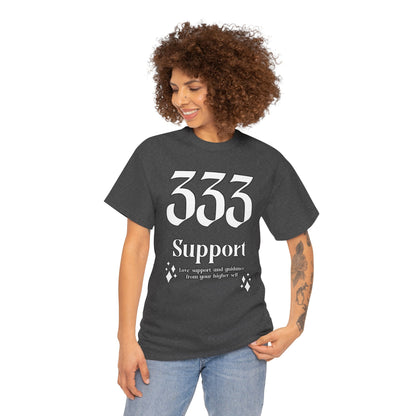 333 Support T-Shirt Angel Numbers x WHT