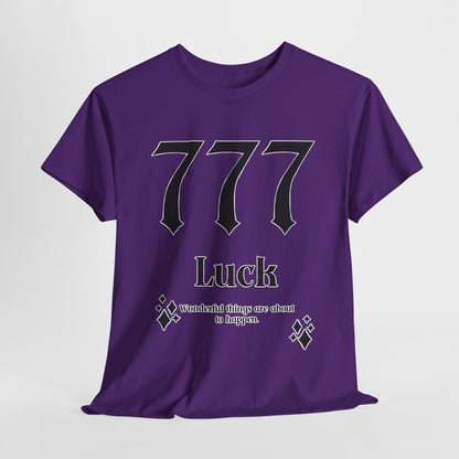 777 Luck T-Shirt Angel Numbers
