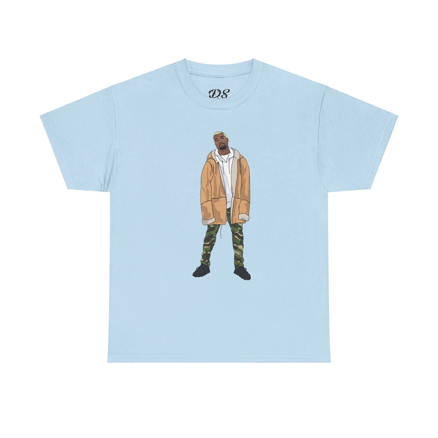 Blonde Ye 450 Cloud Black Tee Heavy Cotton