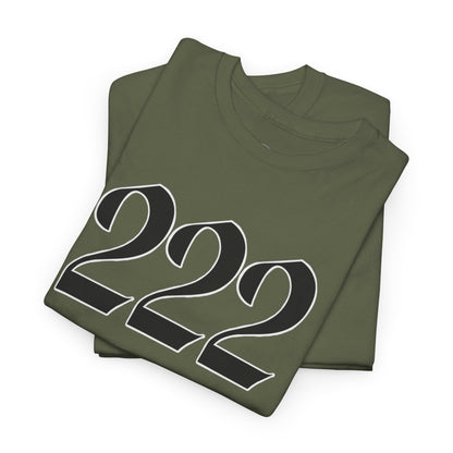 222 Alignment T-Shirt Angel Numbers x BLK