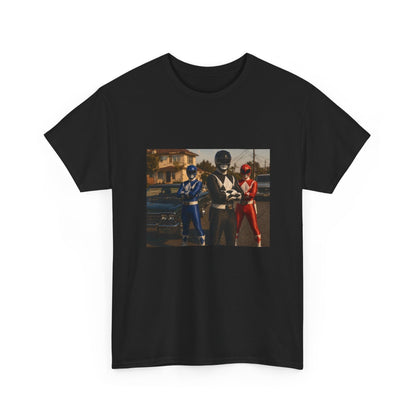 Power Rangers x 'Boyz N The Hood' Tee — Urban Retro Pop Culture T-Shirt