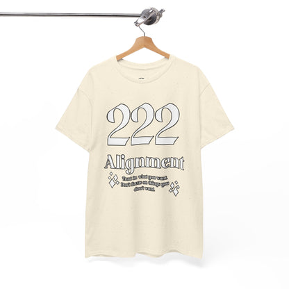 222 Alignment T-Shirt Angel Numbers x WHT