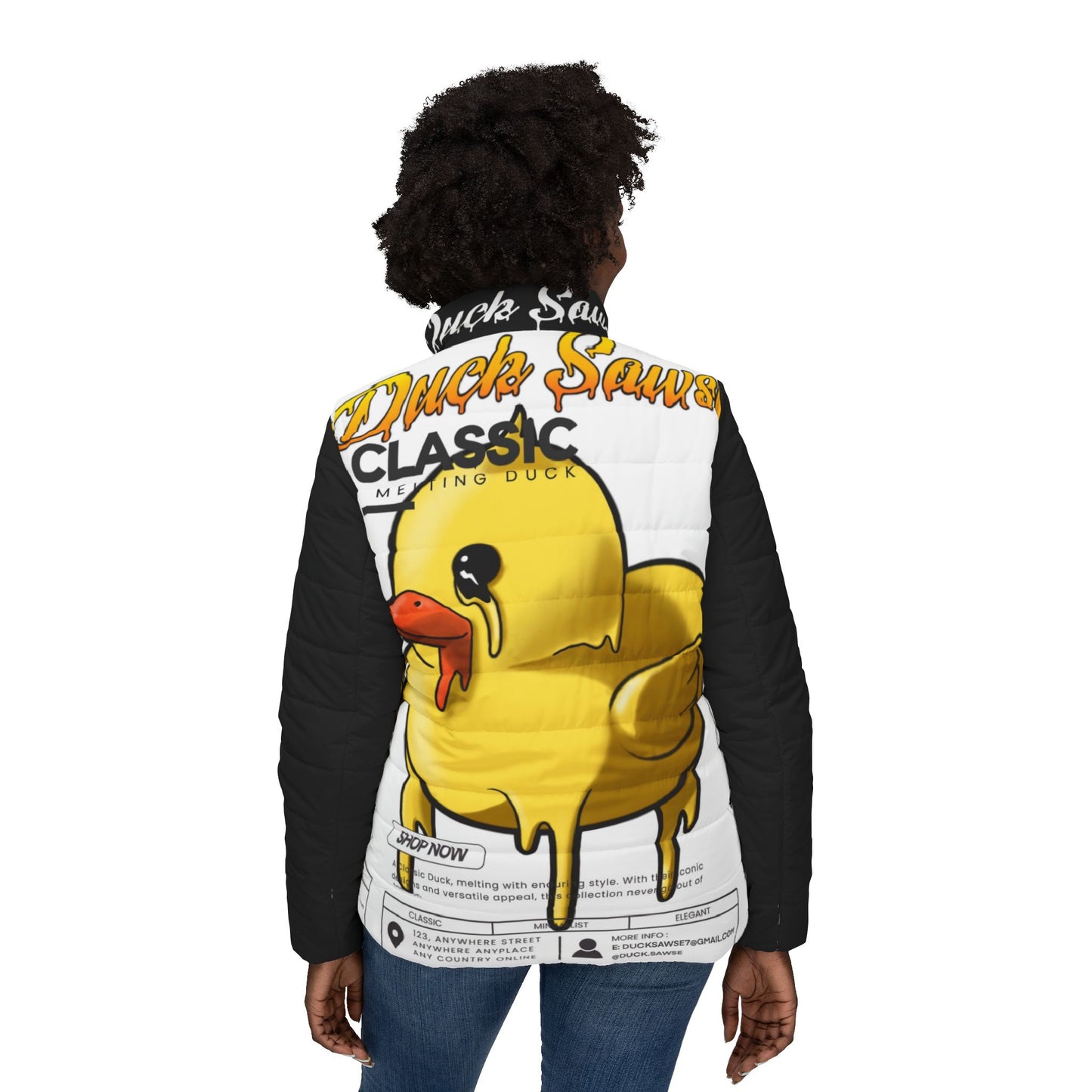 Women’s Puffer Jacket (AOP)