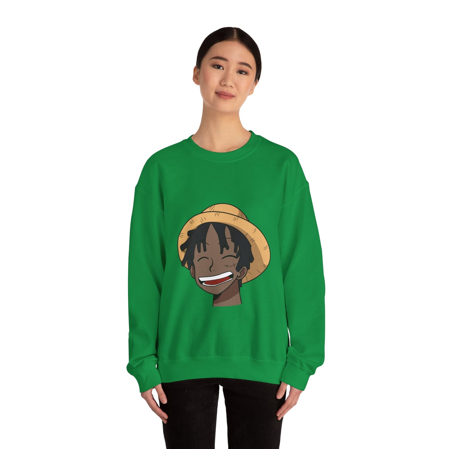 Black Luffy Crewneck Sweatshirt Heavy Blend™