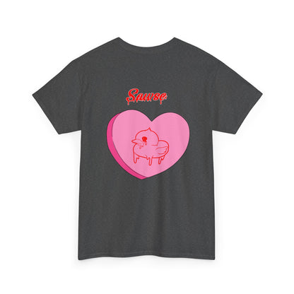 Conversation Heart Duck Sawse Logo Tee Heavy Cotton 05