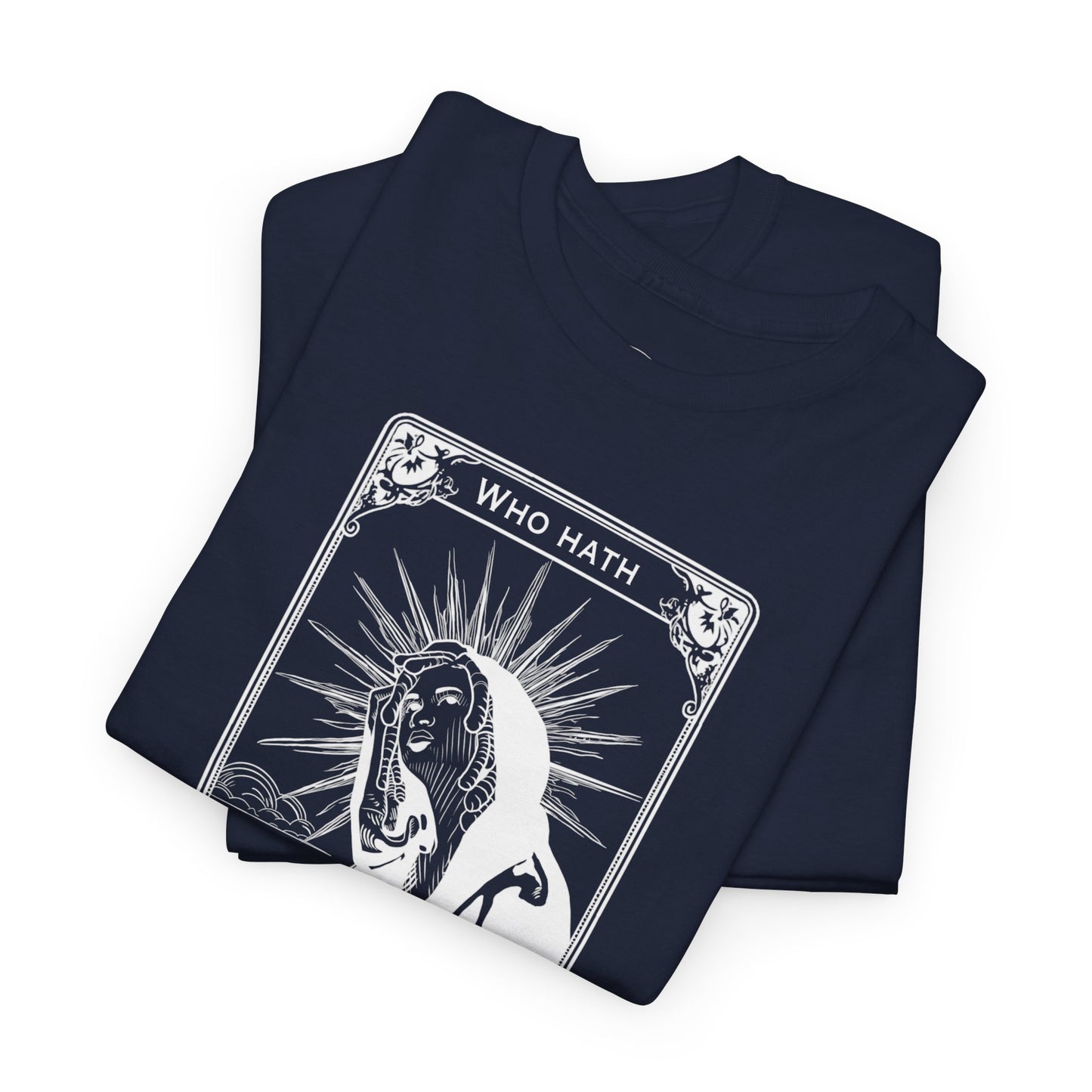 The Audacity Tarot Card 100% Cotton Tee x WHT