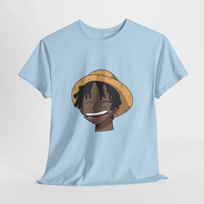 Black Luffy Card 100% Cotton Tee