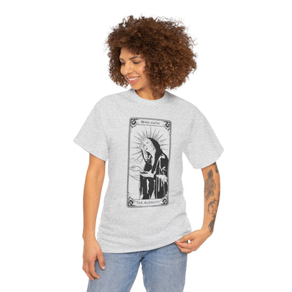 The Audacity Tarot Card 100% Cotton Tee x BLK