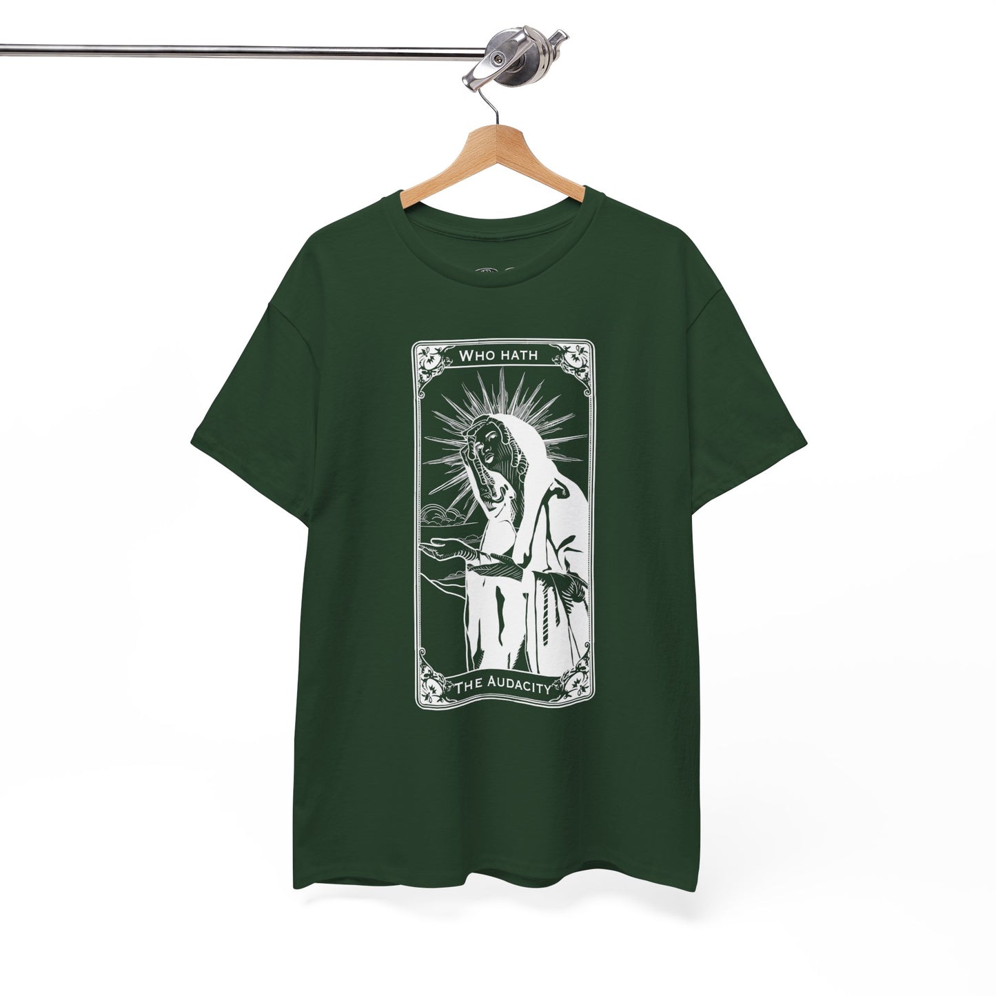 The Audacity Tarot Card 100% Cotton Tee x WHT