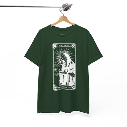 The Audacity Tarot Card 100% Cotton Tee x WHT