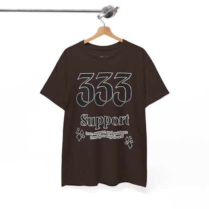 333 Support T-Shirt Angel Numbers x BLK