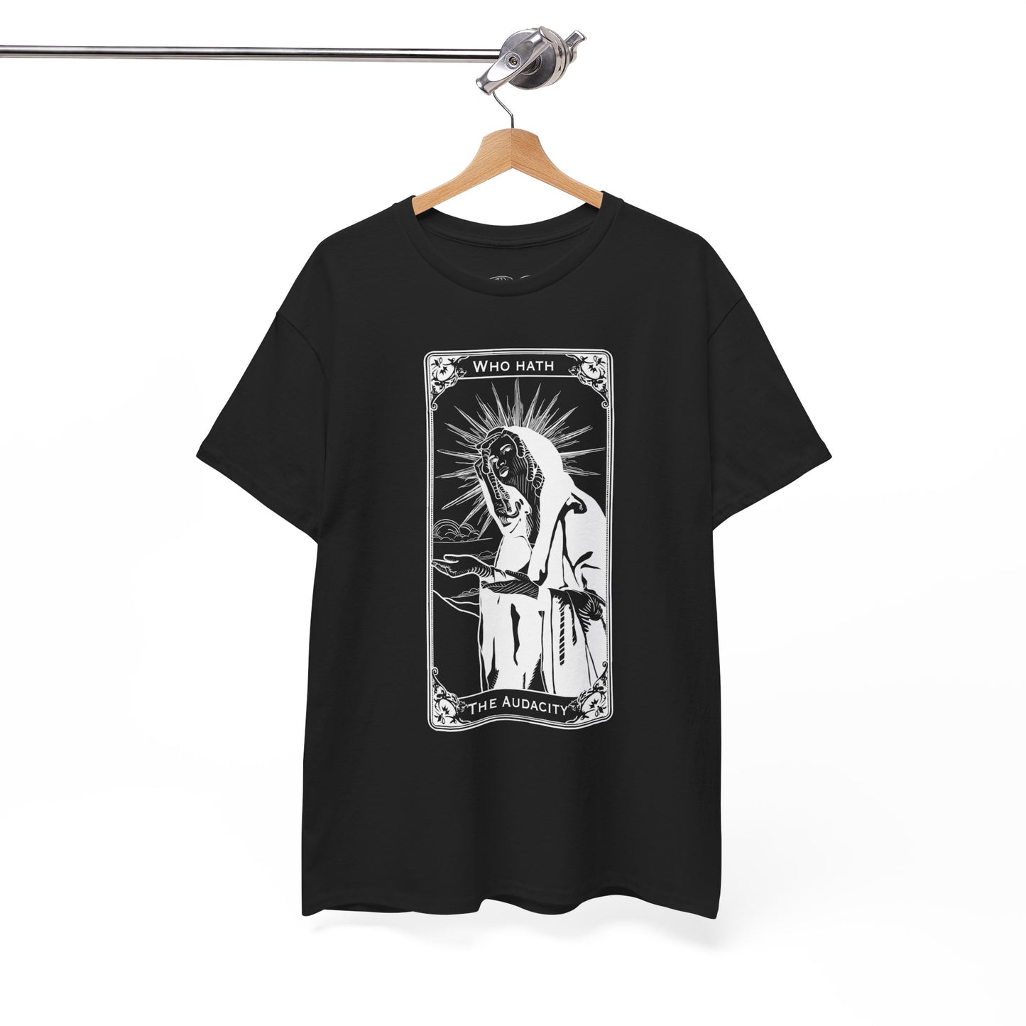 The Audacity Tarot Card 100% Cotton Tee x WHT