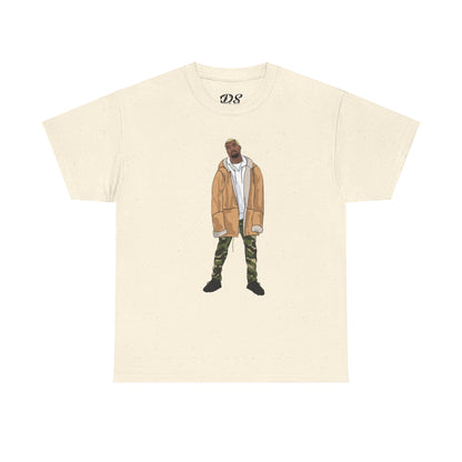 Blonde Ye 450 Cloud Black Tee Heavy Cotton