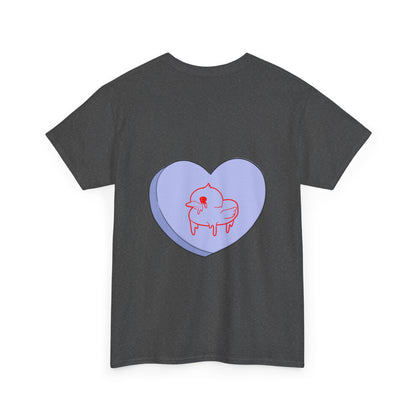 Conversation Heart Duck Sawse Logo Tee Heavy Cotton 02